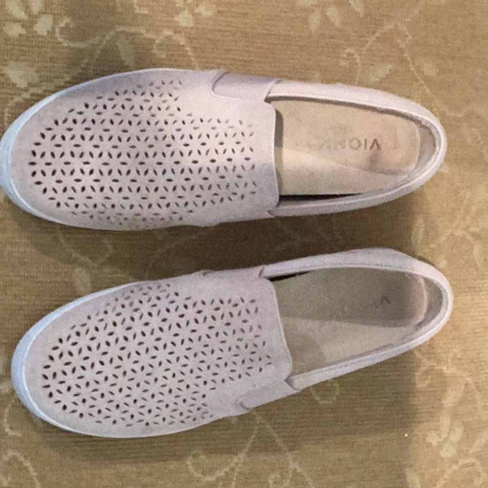 Vionic Blush Perforated Slip-Ons